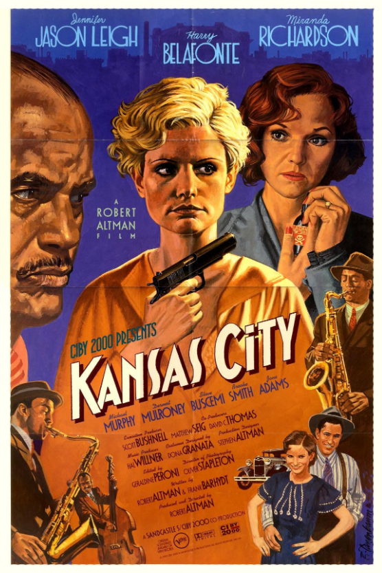 Theatrical poster for Kansas City (1996)